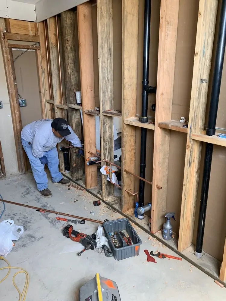 Commercial rough-in plumbing for Gas Line Repair in West Oaks Village
